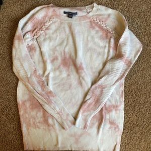 Tye dye knitted sweater